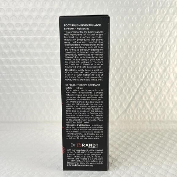 Dr. Brandt #Say I Love You Microdermabrasion Body Polishing Exfoliator 3.5oz NIB - Picture 5 of 6